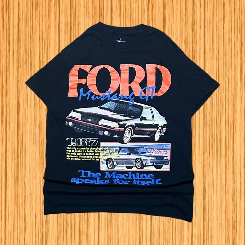 Ford Mustang GT Graphic T-Shirt Muscle Car Automotive Tee